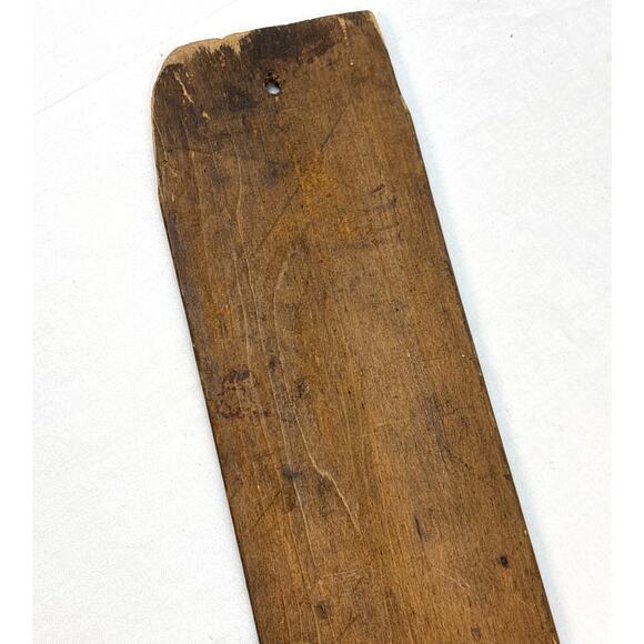 Hand-painted Wooden Holiday repurposed Pelt Hide Stretcher Retro Kitschy Decor - Picture 8 of 10